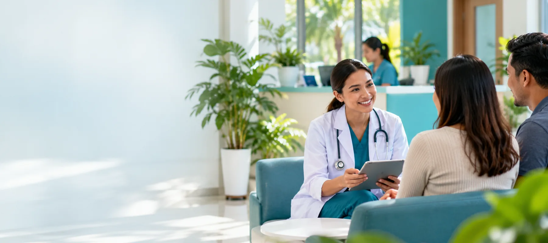 Illustrative clinic consultation